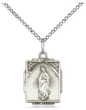 SS GUADALUPE MEDAL SS 18" LT C