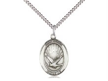 SS HOLY SPIRIT OVAL MEDAL 18''