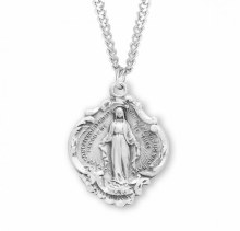 SS LARGE BAROQUE MIRACULOUS MEDAL