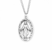 SS LARGE OVAL MIRACULOUS MEDAL