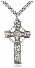 SS MEN'S CELTIC CROSS 24" FREN
