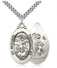 SS MICHAEL MEDAL SN CHAIN