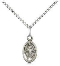 SS MIRAC MEDAL 13"CHAIN