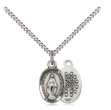 SS MIRAC MEDAL 16" CHAIN