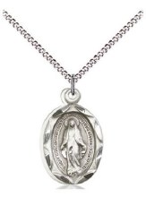 SS MIRACULOUS MEDAL 18" CHAIN