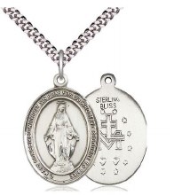 SS MIRACULOUS OVL MEDAL 24HC