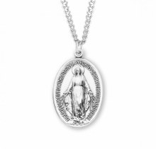 SS OVAL MIRACULOUS MEDAL