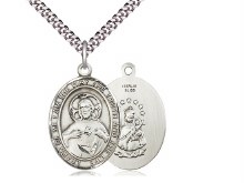 SS SCAPULAR OVAL MEDAL 24''