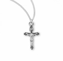 SS FLARE TIPPED CRUCIFIX 18" CHAIN