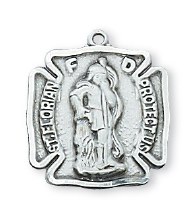 SS ST FLORIAN MEDAL 18" CHAIN