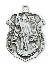 SS ST MICHAEL MEDAL 24" CHAIN