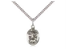 SS TINY ST MICHAEL OVAL MEDAL