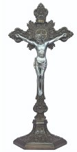 ST BENEDICT CRUCIFIX STANDS/HANGS