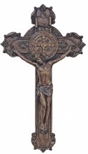 ST. BENEDICT DETAILED WALL CROSS