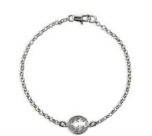 ST. BENEDICT STERLING CHAIN BRACELET