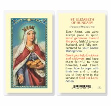 ST ELIZABETH OF HUNGARY PRAYERCARD