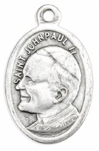 ST JOHN PAUL OXIDIZED MEDAL