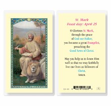 ST MARK PRAYER CARD