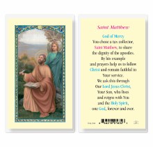 ST MATTHEW PRAYER CARD