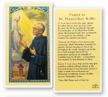 ST MAXIMILIAN KOLBE PRAYER CARD