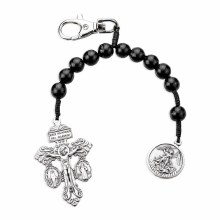 ST MICHAEL ONE DECADE ROSARY W/ CLIP