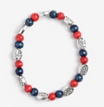 ST. MICHAEL RE/ BLUE BRACELET