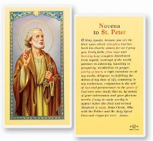 ST PETER NOVENA PRAYER CARD