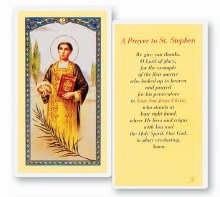 ST STEPHEN PRAYER CARD