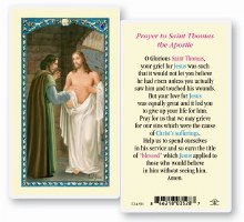ST THOMAS THE APOSTLE PRAYER CARD