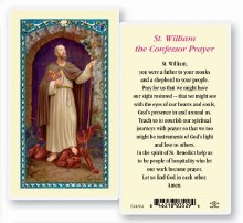 ST WILLIAM THE CONFESSOR PRAYER CARD