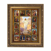 STATIONS OF THE CROSS FRAMED PRINT