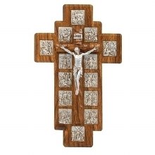 STATIONS OF THE CROSS WALL CRUCIFIX