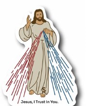 DIVINE MERCY STICKER