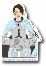 JOAN OF ARC STICKER