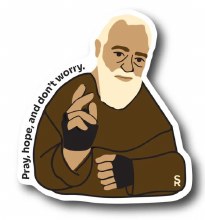 ST. PADRE PIO STICKER