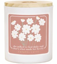 CARAMEL "SHE TALKED TO GOD..." CANDLE