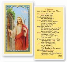 PRAYER FOR THOSE WHO LIVE ALONE