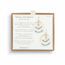 TURQUOISE PRAYER EARRINGS