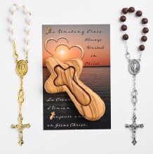 UNITY CROSS WEDDING AUTO ROSARY KIT