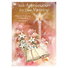 WITH APPRECIATION MINISTRY CARD