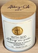 WITH GOD ALL THINGS ARE POSSIBLE CANDLE