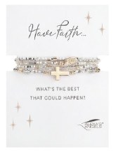 WRAP SIDE CROSS BRACELET