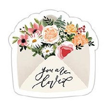 YOU ARE LOVED VINYL STICKER