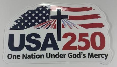 USA 250 FULL STICKER