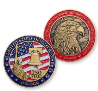 USA 250 YEARS COIN