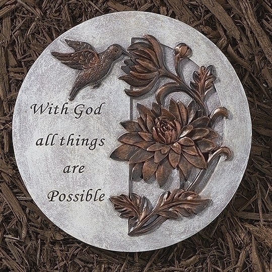 WITH GOD ALL THINGS STEPPING STONE