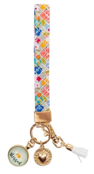 WRISTLET KEY CHAIN BLESSED
