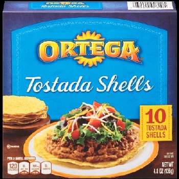 Ortega Tostada Shells 10 Shells