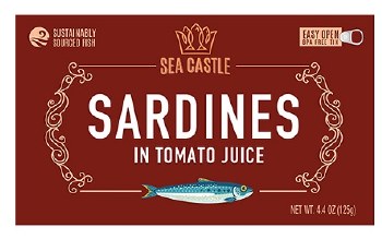 Sea Castle Sardines Tomato 4.4 oz