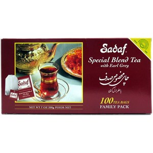 Sadaf Tea W/ Earl Grey 100 ct